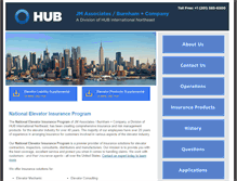 Tablet Screenshot of elevatorinsurance.com